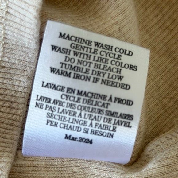 Z SUPPLY Beige Sirena Ribbed Fitted Tank Top Womens Size S Casual Staple Boho - Picture 6 of 7